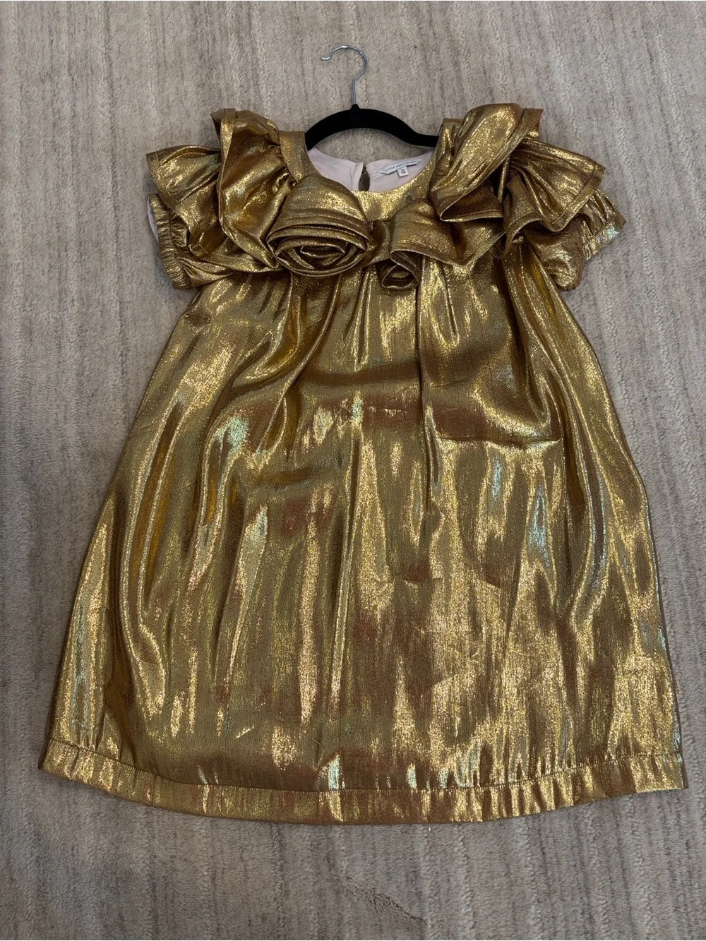 Little Marc Jacobs gold dress
